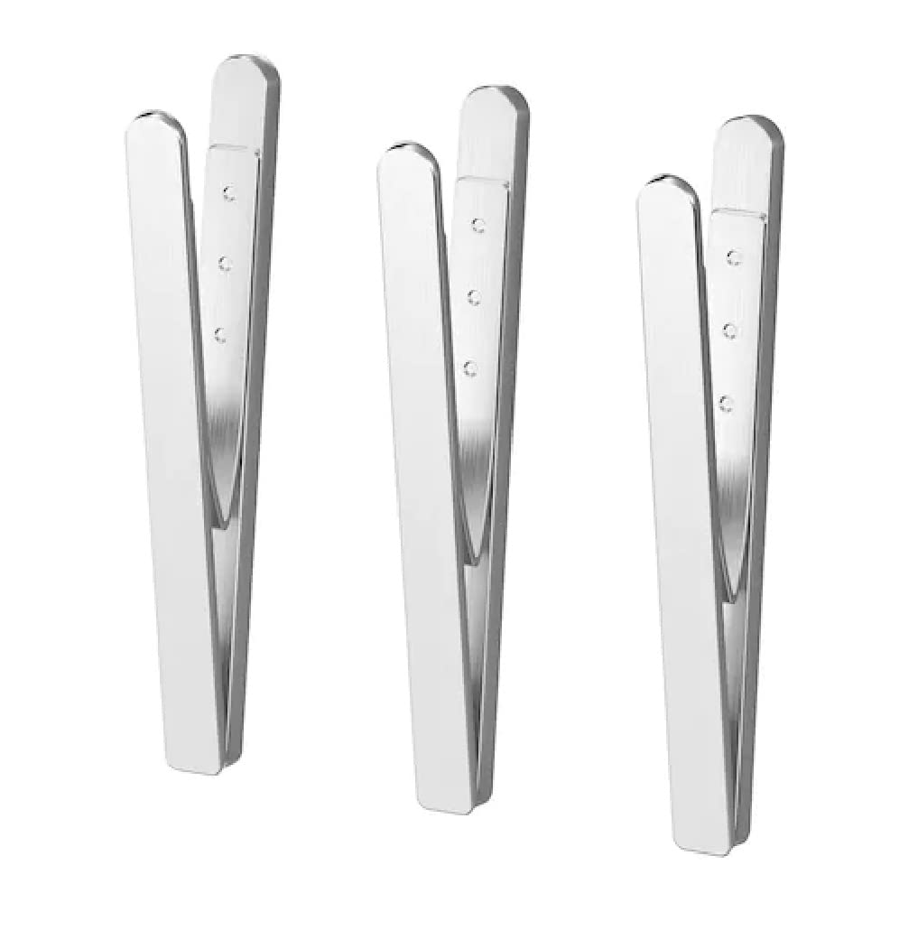 KUNGSFORS Magnetic Clip, Stainless Steel (Pack of 3)