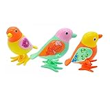 Hohopeti 3pcs Wind-up Toys for Clockwork Rabbit Wind-up Birds Wind-up Toy Clockwork Toy