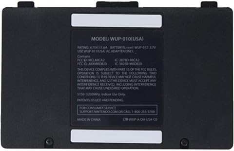 Gamilys Replacement Battery Cover Kit ( Wii U GamePad )