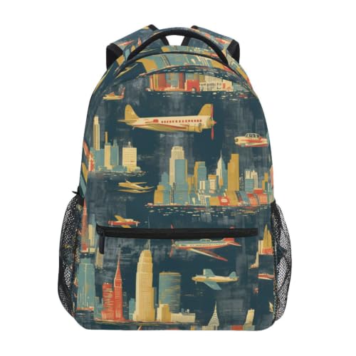 Sacs cartable à dos New York pour étudiants et voyages scolaires