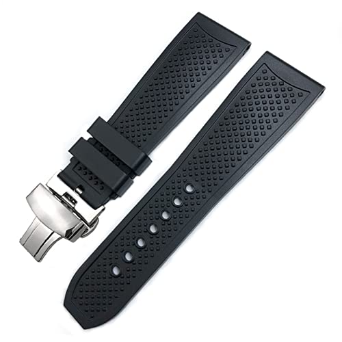 Correa de goma para reloj duradera: soluciona el desgaste en tu Cartier Santos de 22mm a 24mm