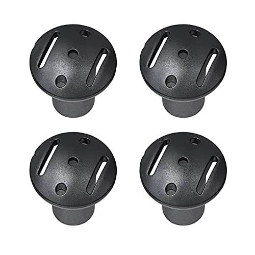 JAWSEU Zeltstangen-Kappe, Camping-Zeltstangen-Schutzkappe, 4 Stück ABS Abdeckstange für Boote, ABS-Anti-Burst-Front-oder Endkappe für Camping und Rucksackzeltboot