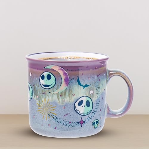 Silver Buffalo Disney Nightmare Before Christmas Mystic Opulence Reactive Glaze Keramik Camper Tasse, 590 ml – Ansicht 8