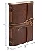 HLC Leather Journal Notebook - Rustic Handmade Vintage Leather Bound Journals for Men and Women - Antique Craft Unlined Paper 300 Pages, Leather Book Diary Pocket book To Write In (7.5