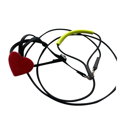 Yardwe Cotton Rope Parrot Leash Adjustable Chest Girth Pet Supplies for Bird Flying Safety No Knot Universal Lobster Buckle