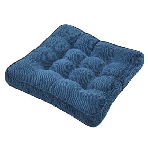 Baibu Home 座布団 クッション 厚め 大きめ 50cm角 コーデュロイ 座り心地いい...