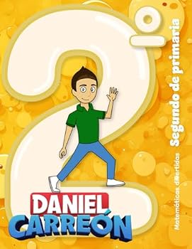 Paperback Libro de matemáticas Daniel Carreón 2° Segundo de primaria: Matemáticas divertidas 2° (Spanish Edition) [Spanish] Book