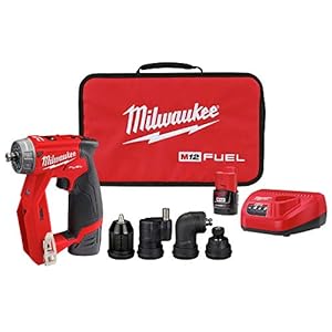 Milwaukee 2505-22 M12 Kit de taladro de instalación de combustible/destornillador rojo