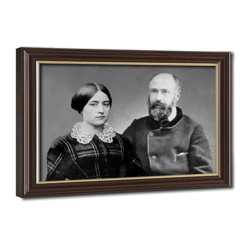 Toile Saint Zélie et Louis Martin décoration murale cadre 40x61