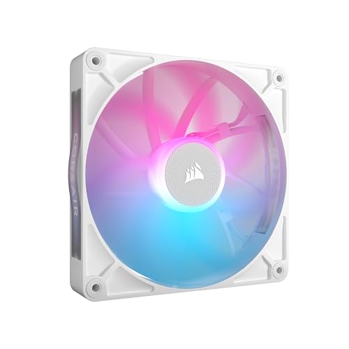 Corsair iCUE Link RX140 RGB 140mm Ventilateur PWM - Palier à Dôme Magnétique - Ventilateur Simple - Blanc