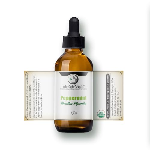 Aceite Esencial Orgánico de Menta 1 Fl Oz miniatura 2