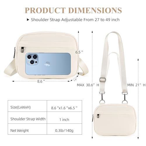 Image of MAXTOP Small Crossbody Bags for Women Belt Bag Fanny Pack with Adjustable Strap