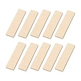 DYNWAVE 10Pcs Exercise Bike Brake Pads Accessory Replacement Part Spare Wool Professional Easy Installation Ground Caliper for Home Gym, Beige