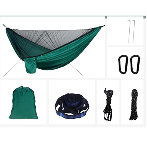 Hamac double ouverture rapide camping balançoire extérieur filet - 4