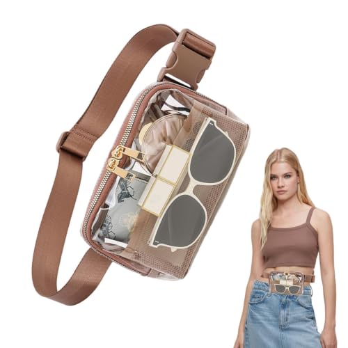 Riñonera para correr para mujer con bolsa de pecho ajustable 6
