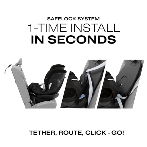 Image of Callisto G 360 Rotating All-in-One Convertible Car Seat - Moon Black
