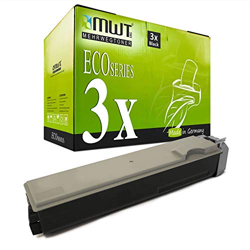 3x MWT toner noir compatible pour Kyocera FS-C 5020 et 5030 remplace 1T02F30EU0