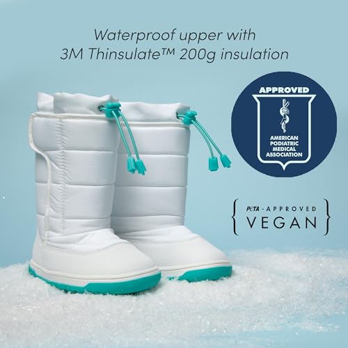 Ten Little Toddler Snow Boots for Boys & Girls, Waterproof, Insulated, Slip Resistant Winter Boots with Hook and Loop Closure for Kids2