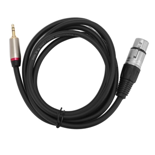 Bewinner Cable Adaptador Jack 3.5mm a XLR Hembra miniatura 6