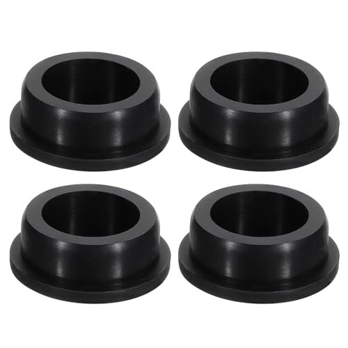 Image of uxcell 4 Pcs Black Plug Holes, Waterproof Rubber Button Plug for 38mm / 1.5 inch Hole
