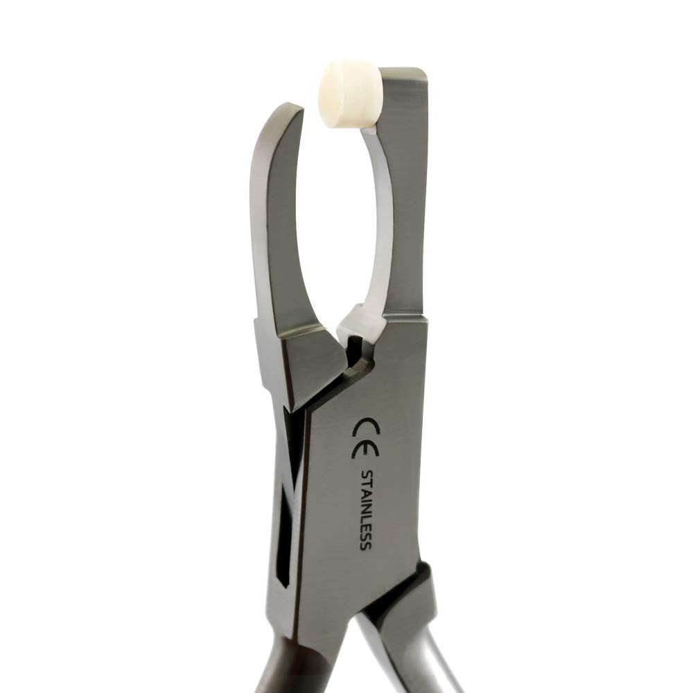 337-6 In. Fiber Grip Bent Tweezers-Import-SW Art Glass - Foto 2