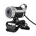 docooler Webcam USB Desktop Web Cam per Videochiamate con Microfono Fonoassorbente Incorporato per Laptop Desktop Computer PC