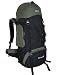 HBAG Discovery 80L 5400ci Internal Frame Camping Hiking Backpack (Dark Green)