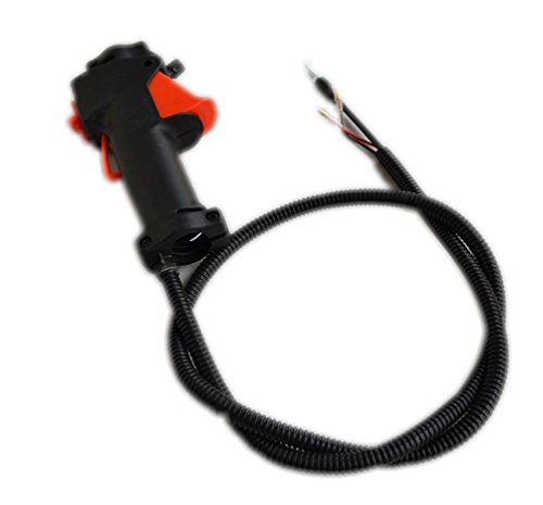 RIYIN Handle Switch with Throttle Trigger Cable for Strimmer Trimmer Brush Cutter