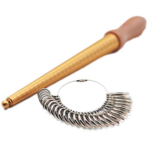 micoshop - Medidor de tamaño de Anillo, 290 mm, Ring+Stick