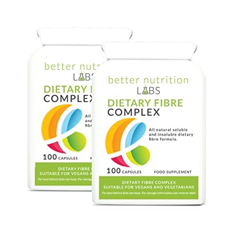 Dietary Fibre Complex 2 Month Supply - All Natural Soluble & insoluble Fibre Supplement by Better Nutrition Labs Cover