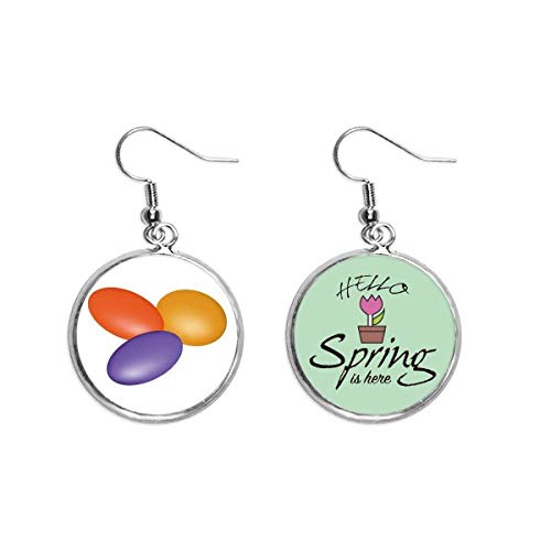 Pendientes de primavera con ilustración médica como regalo para enfermeras