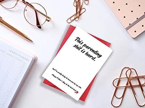 Longkado Happy Father’s Day For Husband, Funny Fathers Day Card, Naughty Parenting Card To The Best Dad, Humorous Greeting Card From Wife #TOP2