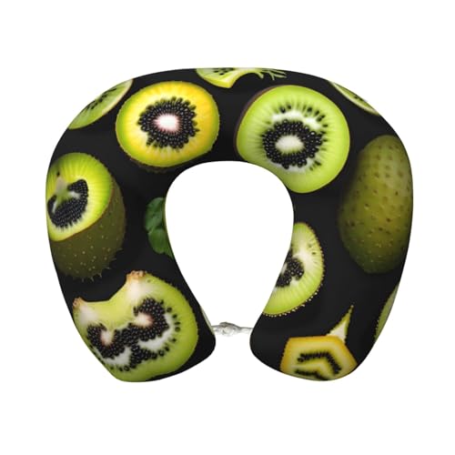 Almohada de viaje espuma viscoelástica U-shaped cómoda miniatura 1
