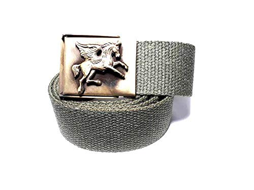 Ceinture ruban en coton militaire 120 cm réglable pour jean et chino