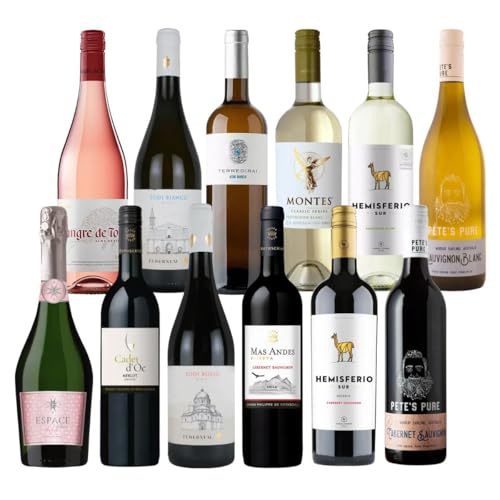 エノテカ 世界のワイン飲み比べ 赤白泡12本セット