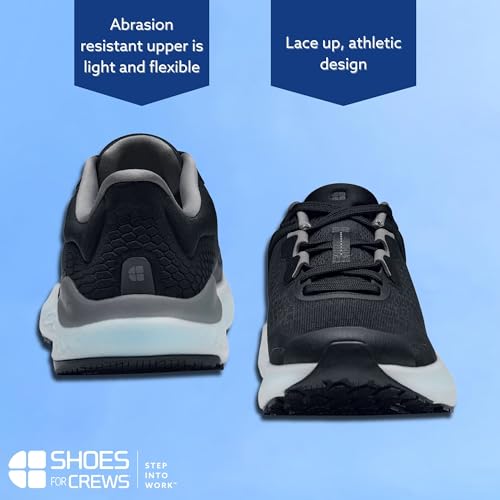Shoes for Crews, Men's Pinnacle Runner, Non Slip Food Service Shoes, Slip Reistsant Work Shoes for Men + Size + Color4