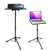 Pro DJ Laptop, Projector Stand - Adjustable Laptop Stand, Computer DJ Equipment Studio Stand Mount Holder, Height Adjustable, Laptop Projector Stand, 23" to 41", Good For Stage or Studio - Pyle (PLPTS3)
