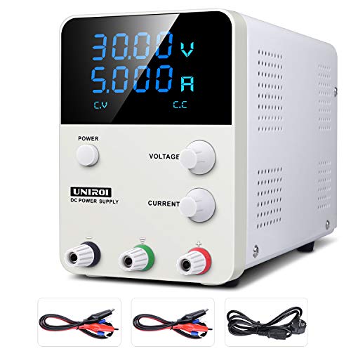 UNIROI Fuente de Alimentacione Regulable CC 0-32V/0-5.2A