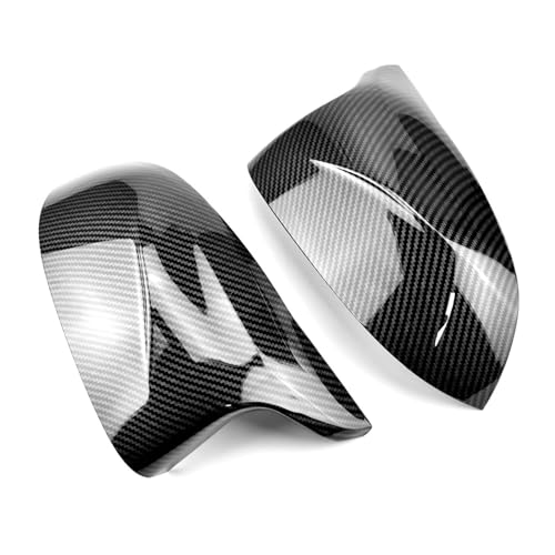 Coques rétroviseurs latéraux pour BMW X6 F16 2014-2018 aspect fibre de carbone