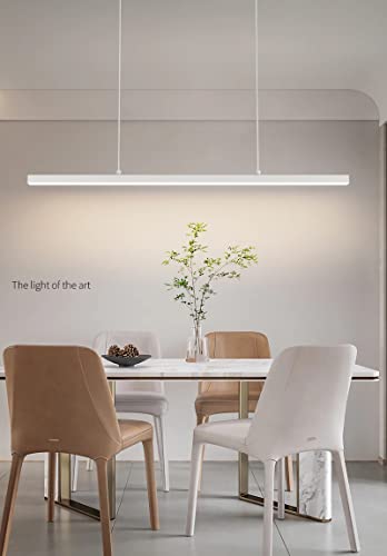 Suspension LED dimmable à télécommande pour éclairage de table à manger moderne - 2