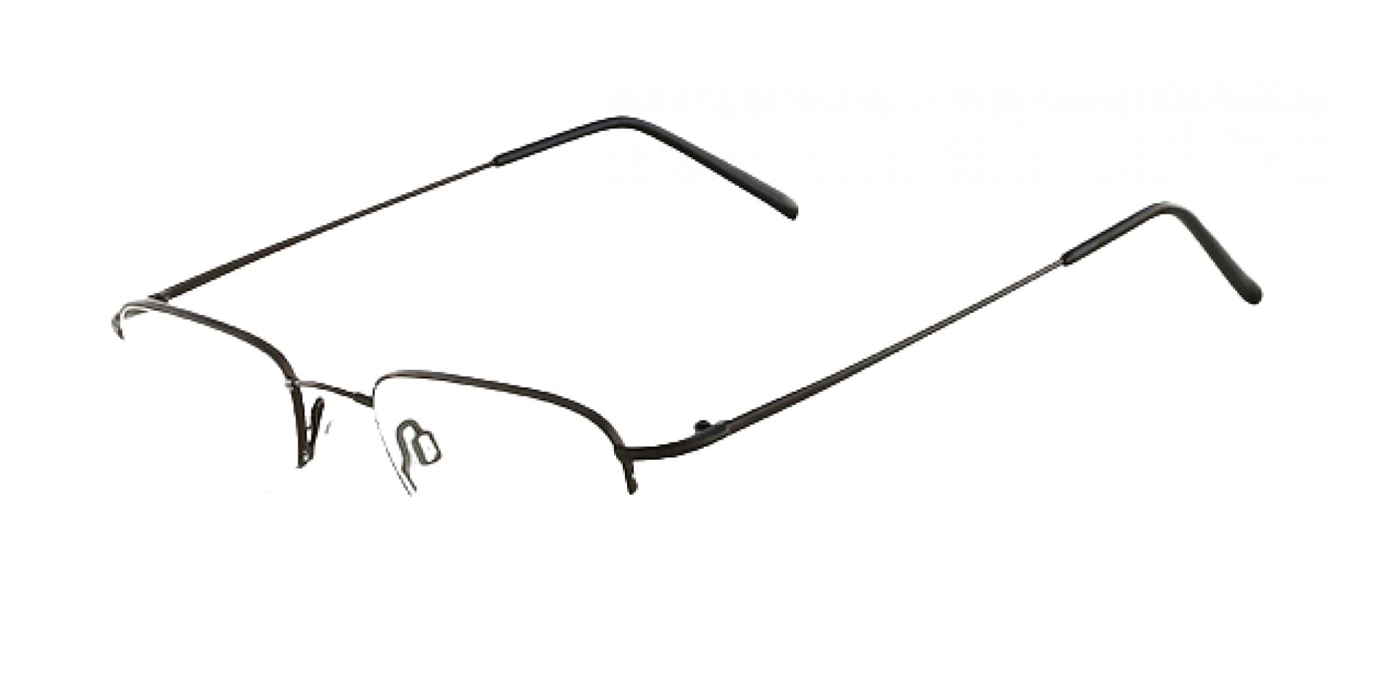 Flexon 607, Memory Metal Okulary przeciwsłoneczne Black Chrome Unisex Dorosły, Wielobarwny, Standard