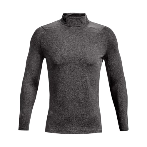 Under Armour Herren ColdGear Fitted Mock Shirt Grau M – Ansicht 1