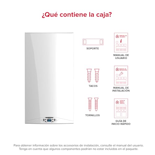 Miniatura 6 de Ariston Hs Premium - Caldera Gas Natural Y Propano 30kw Con Tamaño Reducido 31,9x40x74,5 Cm Eficiente Y Silenciosa, Caldera De Condensación Fabricada Para Instalación En España Clase Energética A