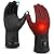 V.Step Heated Gloves for Men Women - Rechargeable Hand Warmers With Touchscreen, Battery Heated Electric for Motorcycle Work Ski Arthritis Hunting - Black L