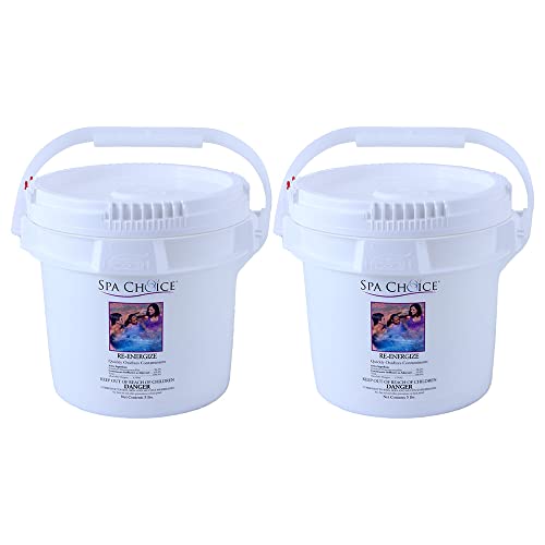 SpaChoice 5-Pounds 2-Pack Premium Re-Energize Spa Shock, Hot Tub Shock, Made in USA