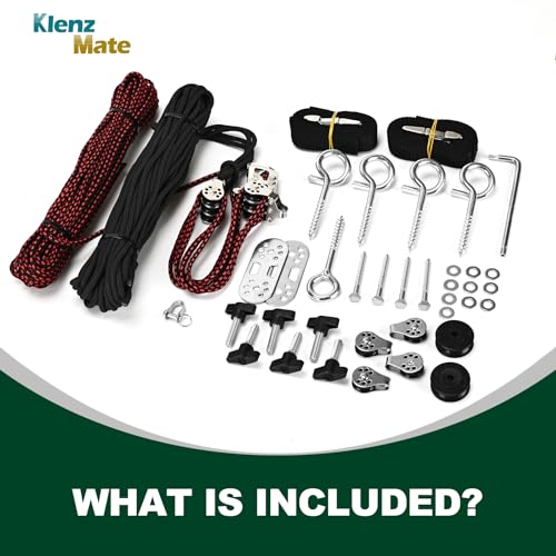 2026 Upgraded Hardtop Removal Lift Compatible with All Jeep Wrangler JK JL Models, KlenzMate Top Hoist with Safe Anti-Drop System, Easy One-Person Operation, Self-Leveling, Supports 8-16 Ft. Ceiling - Thumbnail 5