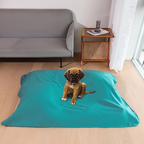 CAI TENG Fleece Throw Blanket Blankets Bulk for Couch Lightweight Warm Soft Cozy Kids Blanket Bulk 50 x 60 inch Fleece Fabric Yard Solid for Bed Sofa Travel Gifts Outdoor Blue 6 Pack by CAI TENG - Image 6