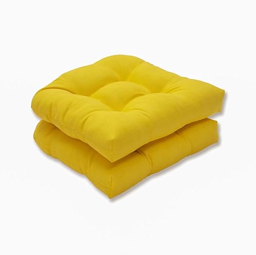 Pillow Perfect - Cojín de mimbre para asiento de interior y exterior