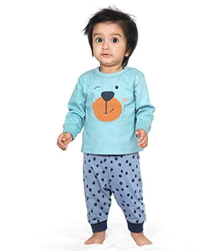 Image of Real Basics Cotton Clothing Sets for Baby Boys & girls - Unisex Clothing sets Full Sleeve T-shirt & Pant
