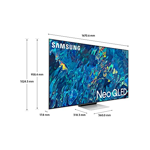 SAMSUNG TV 75" QE75QN95BATXZT NEO QLED 4K, Quantum Matrix, mini LED, Processore Neural Quantum 4K, Infinity One Design, Anti-riflesso, Attachable Slim One Connect, Dolby Atmos e OTS+ - Immagine 2